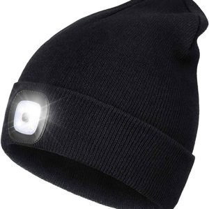 bonnet avec lampe frontale