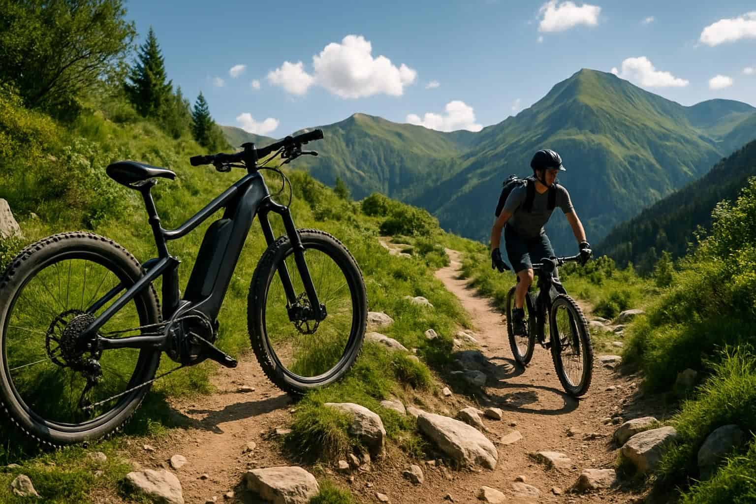 explorez méribel en été à vélo électrique tout-terrain et vivez une aventure unique en montagne. découvrez des paysages à couper le souffle tout en profitant d'une balade facile et écologique.