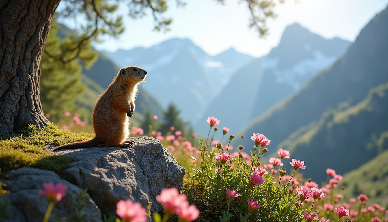 Observation de la faune et de la flore en Haute-Soule: marmotte, hêtres, rhododendrons