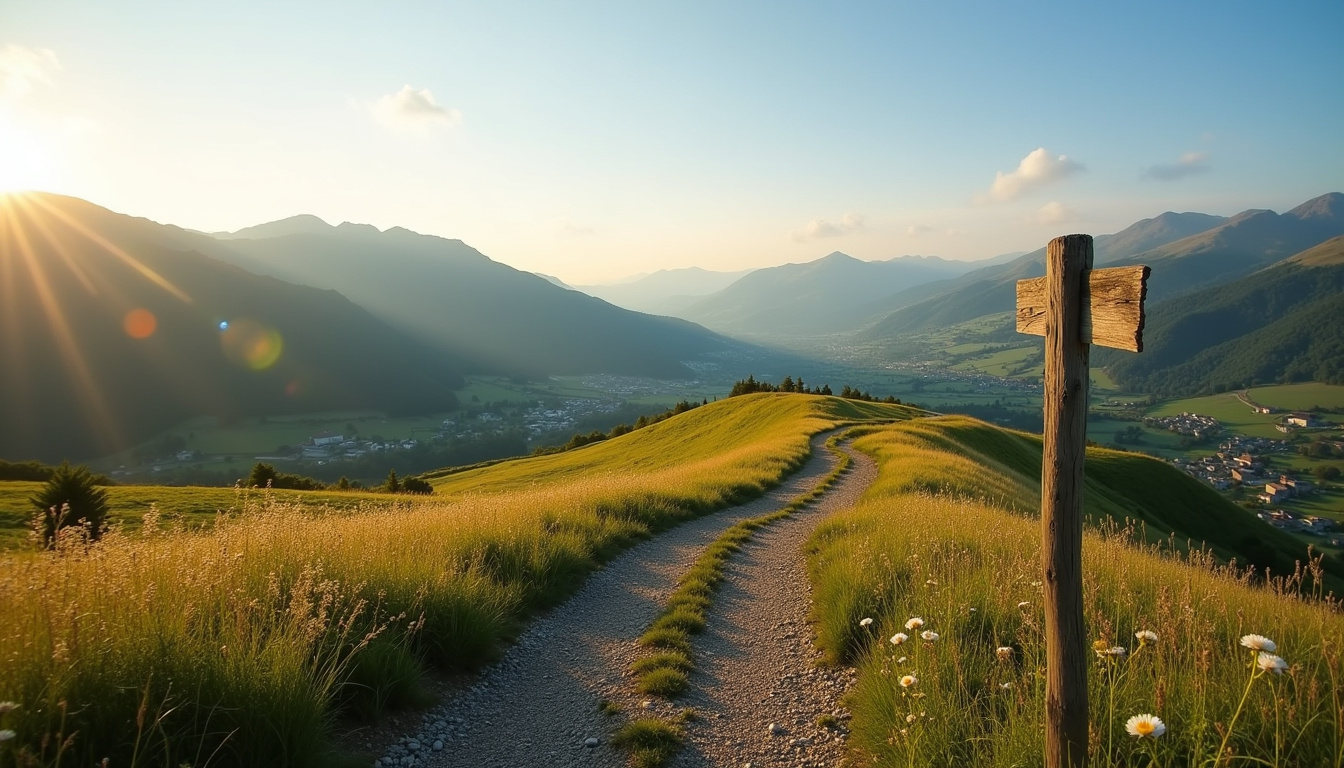 Vue panoramique depuis le sentier menant au belvédère d’Iraty en Haute-Soule